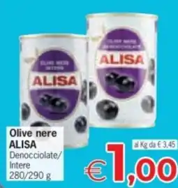 Despar Olive nere ALISA Denocciolate/ Intere offerta
