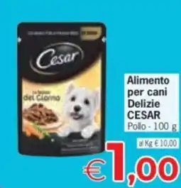 Despar Alimento per cani Delizie CESAR offerta