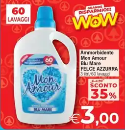 Despar Ammorbidente Mon Amour Blu Mare FELCE AZZURRA offerta