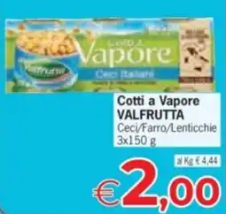 Despar Cotti a Vapore VALFRUTTA offerta