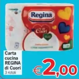Despar Carta cucina REGINA di Cuori 3 rotoli offerta