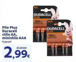 Sigma Superstore Pile Plus Duracell stilo AA, ministilo AAA offerta