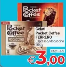 Despar Gelati Pocket Coffee FERRERO offerta