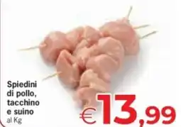 Despar Spiedini di pollo, tacchino e suino offerta
