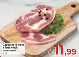 Despar Capocollo di suino a fette sottili senza osso offerta
