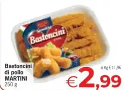 Despar Bastoncini di pollo MARTINI offerta