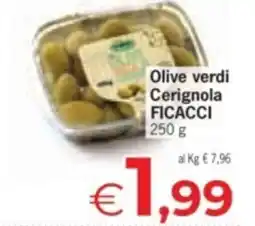 Despar Olive verdi Cerignola FICACCI offerta