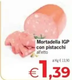 Despar Mortadella IGP con pistacchi offerta