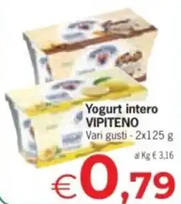 Despar Yogurt intero VIPITENO offerta