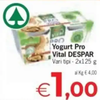 Despar Yogurt Pro Vital DESPAR offerta