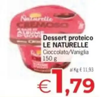 Despar Dessert proteico LE NATURELLE offerta
