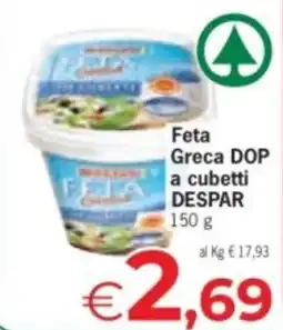 Despar Feta Greca DOP a cubetti DESPAR offerta