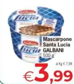 Despar Mascarpone Santa Lucia GALBANI offerta