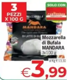 Despar Mozzarella di Bufala MANDARA offerta