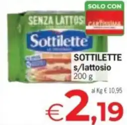 Despar SOTTILETTE s/lattosio offerta