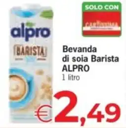 Despar Bevanda di soia Barista ALPRO offerta