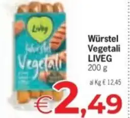 Despar Würstel Vegetali LIVEG offerta