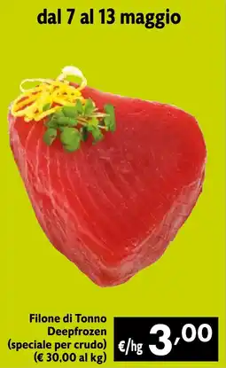 Maxi Supermercati Filone di Tonno Deepfrozen offerta