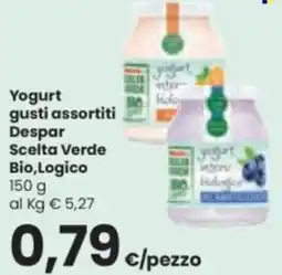 Despar Yogurt gusti assortiti Despar Scelta Verde Bio,Logico offerta