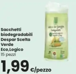 Despar Sacchetti biodegradabili Despar Scelta Verde Eco,Logico offerta