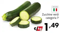 Maxi Supermercati Zucchine verdi offerta