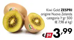 Maxi Supermercati Kiwi Gold ZESPRI origine Nuova Zelanda offerta