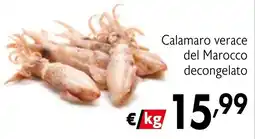 Maxi Supermercati Calamaro verace del Marocco decongelato offerta