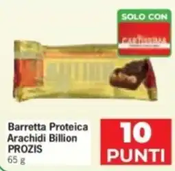 Despar Barretta Proteica Arachidi Billion PROZIS offerta