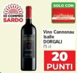 Despar Vino Cannonau Isalle DORGALI offerta