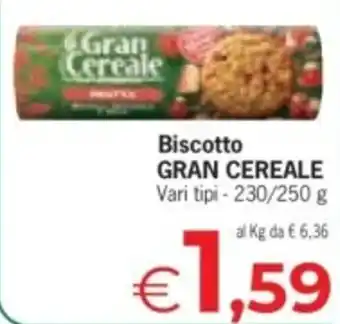 Despar Biscotto GRAN CEREALE offerta