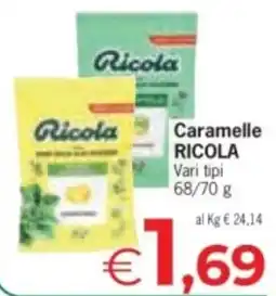 Despar Caramelle RICOLA offerta