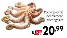 Maxi Supermercati Polpo (piovra) del Marocco decongelata offerta