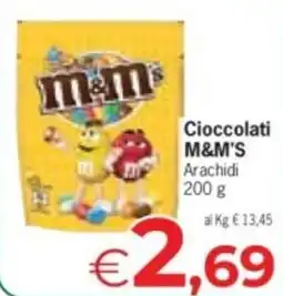 Despar Cioccolati M&M'S Arachidi offerta