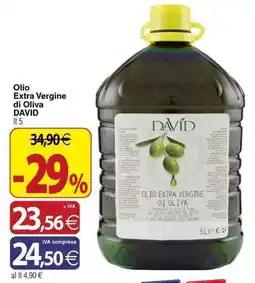 Docks Cash&Carry Olio Extra Vergine di Oliva DAVID offerta