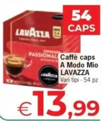 Despar Caffè caps A Modo Mio LAVAZZA offerta