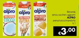 Maxi Supermercati Bevanda senza zuccheri aggiunti ALPRO avena/cocco/mandorla offerta