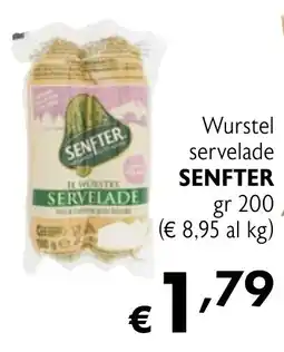 Maxi Supermercati Wurstel servelade SENFTER offerta