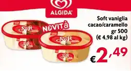 Maxi Supermercati ALGIDA Soft vaniglia cacao/caramello offerta
