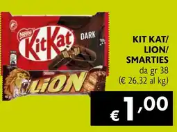 Maxi Supermercati Kit kat/ lion/ smarties offerta