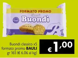 Maxi Supermercati Buondì classico x5 formato promo BAULI offerta