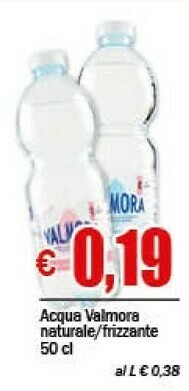 Acqua minerale naturale frizzante