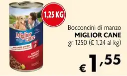 Maxi Supermercati Bocconcini di manzo MIGLIOR CANE offerta