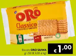 Maxi Supermercati Biscotti ORO SAIWA offerta