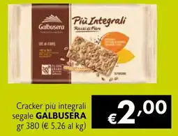 Maxi Supermercati Cracker più integrali segale GALBUSERA offerta