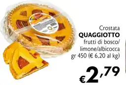 Maxi Supermercati Crostata QUAGGIOTTO frutti di bosco/ limone/albicocca offerta