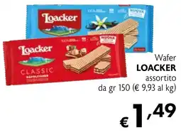 Maxi Supermercati Wafer LOACKER offerta