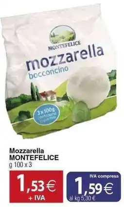 Docks Cash&Carry Mozzarella MONTEFELICE offerta