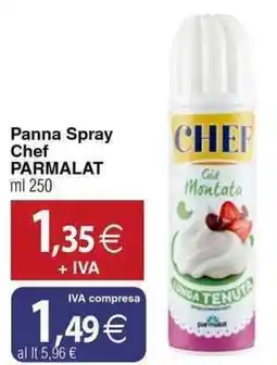 Docks Cash&Carry Panna Spray Chef PARMALAT offerta