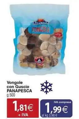 Docks Cash&Carry Vongole con Guscio PANAPESCA offerta