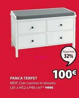 JYSK Panca terpet offerta